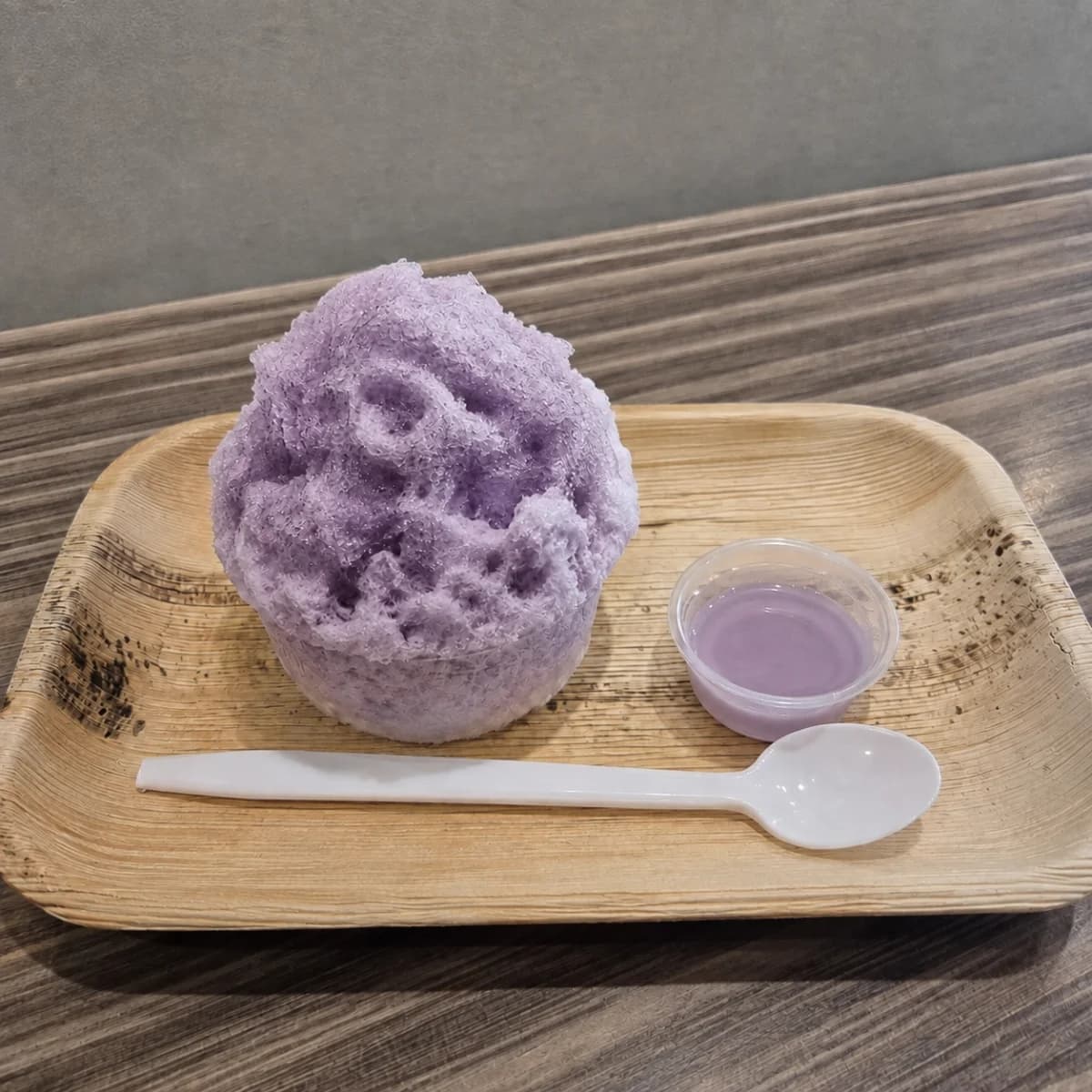 desserts japanese kakigori shaved ice ube