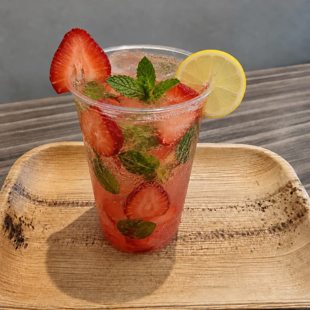 drinks strawberry spritz