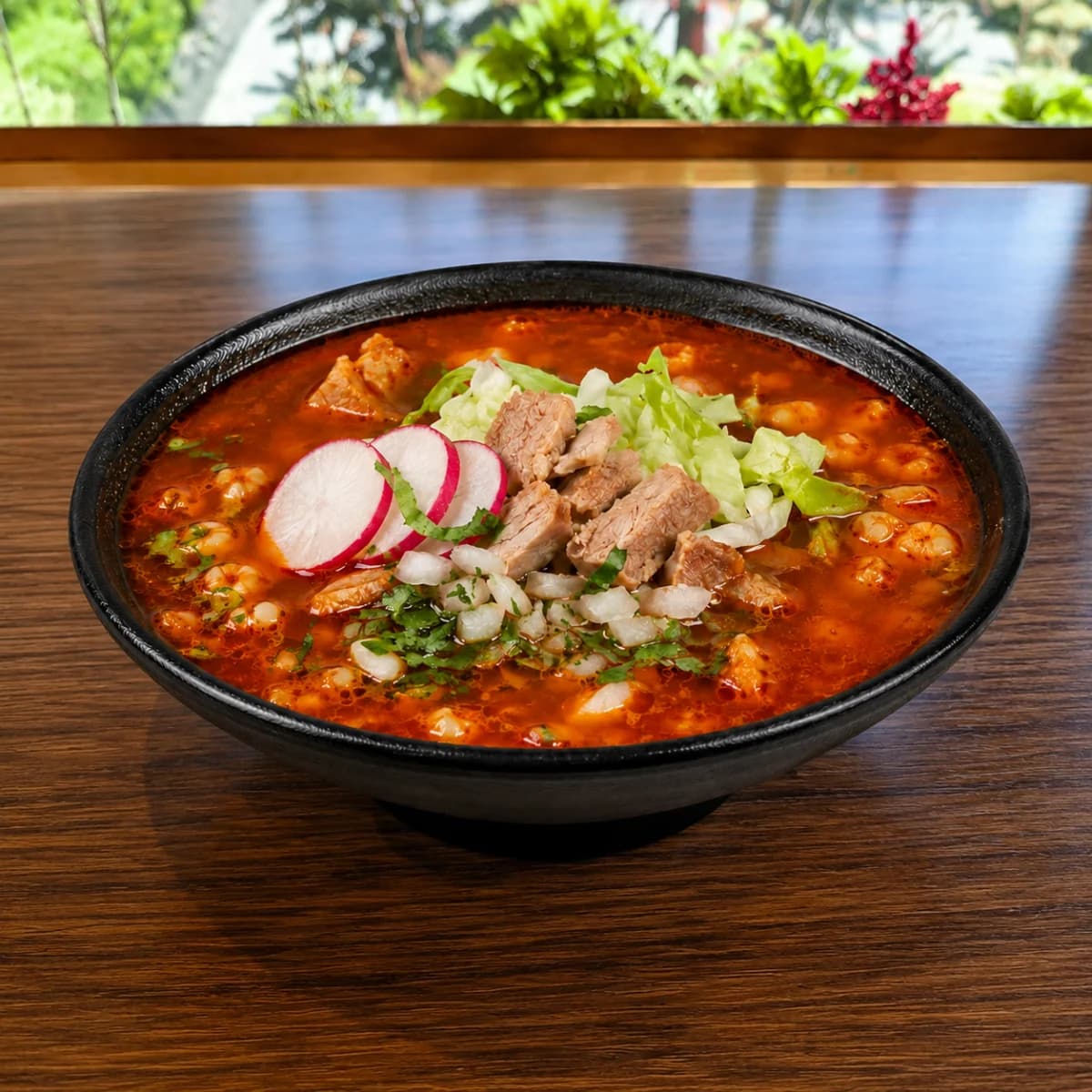 mexican soups red pozole